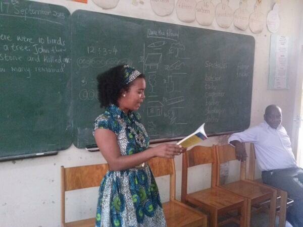 Atinuke Reading for Children at SOS Nairobi